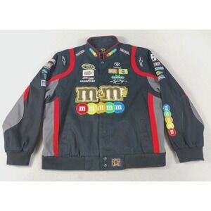 Joe Gibbs Racing Jacket Boys 2XL 13/14 Black‎ NASCAR Racing Kyle Busch JH Design